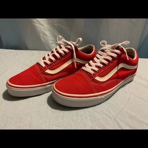 Old School Red VANS